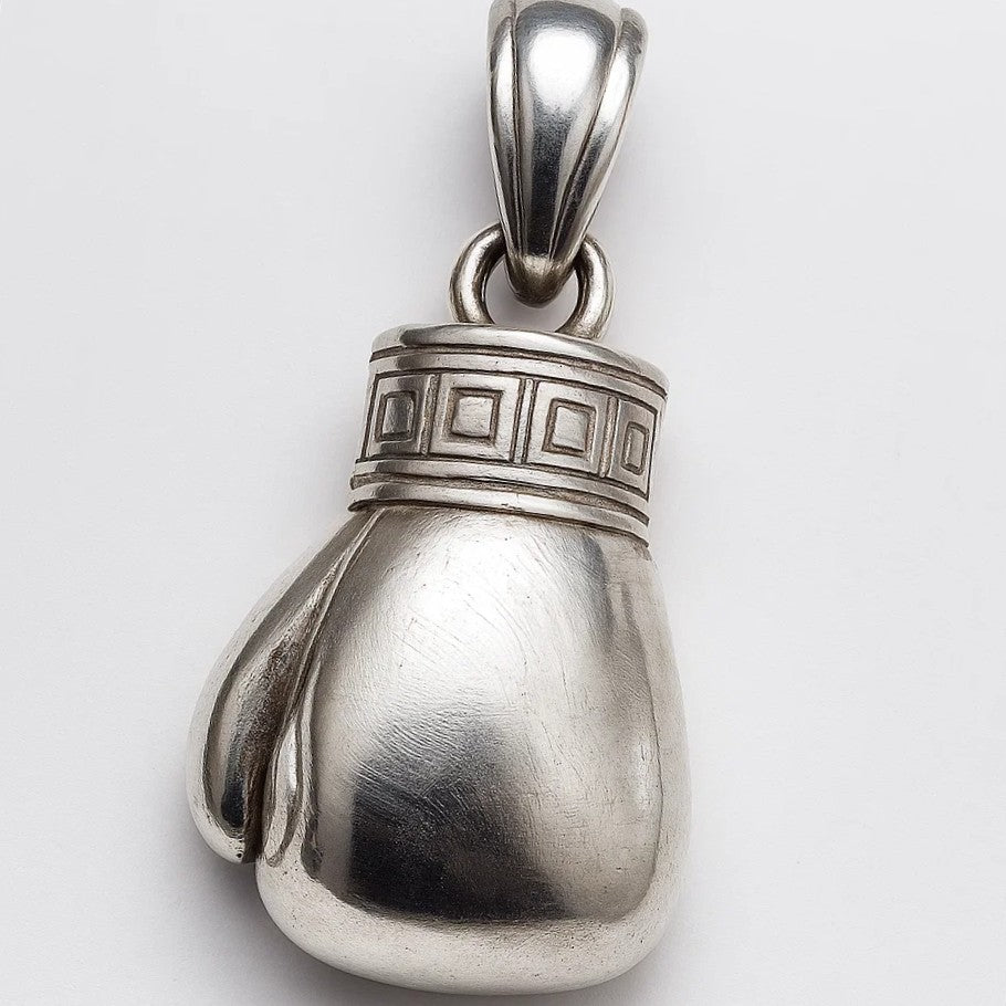 Сребърен медальон "Боксова ръкавица" (Unisex)