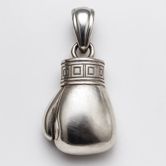Сребърен медальон "Боксова ръкавица"  (Unisex)